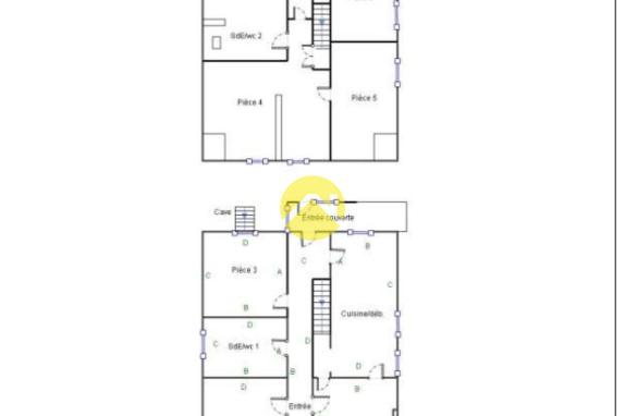 Maison 190 m² sur 2 niveaux