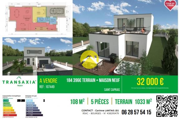 184 396€ Terrain + Maison Neuf