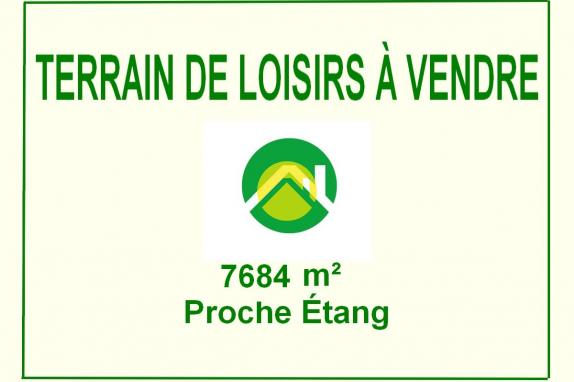 Terrain de Loisirs / Etang / Chalet Lignieres, 7684m2 à vendre