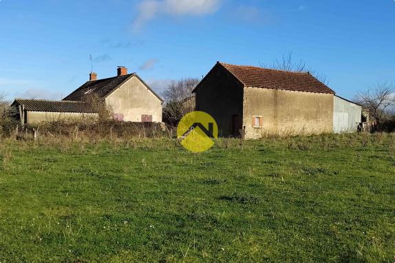 Maison + Grange sur 1 Hectare