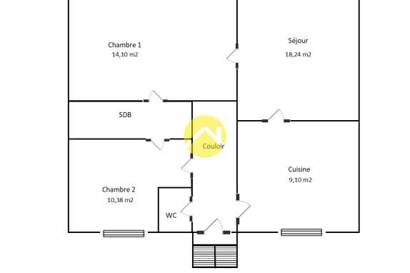 Immeuble 3 appartements