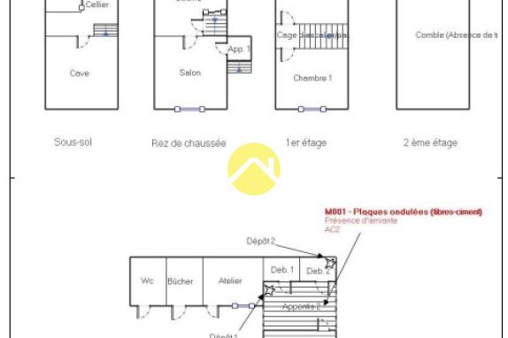 Maison mitoyenne sur étage