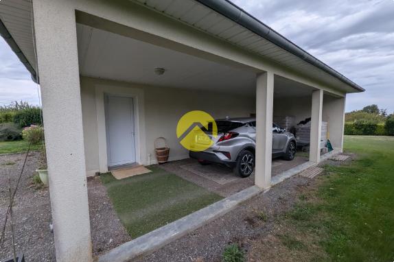 Plain-pied 4 ch. Terrain1500m²