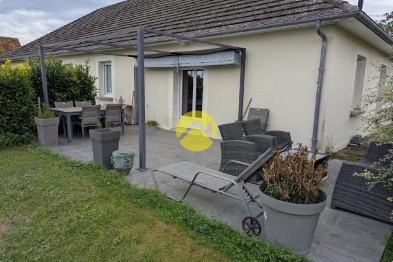 Plain-pied 4 ch. Terrain1500m²