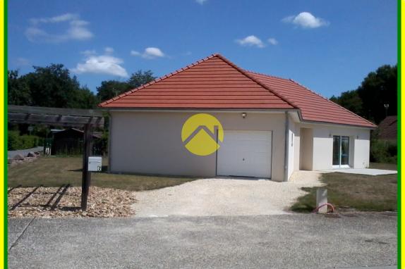 Plain-pied 127m². 3ch.garage