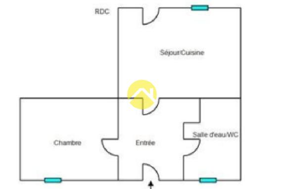 Maison T2 plain pied