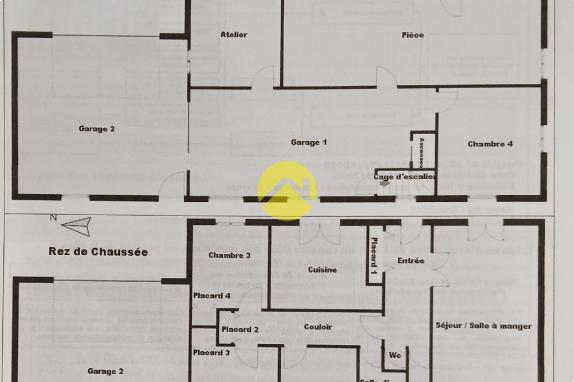 Plain-pied sur sous-sol 