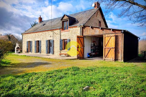 Fermette / Longere  jusqu'à 1 Ha Aigurande, 5 pièces à vendre