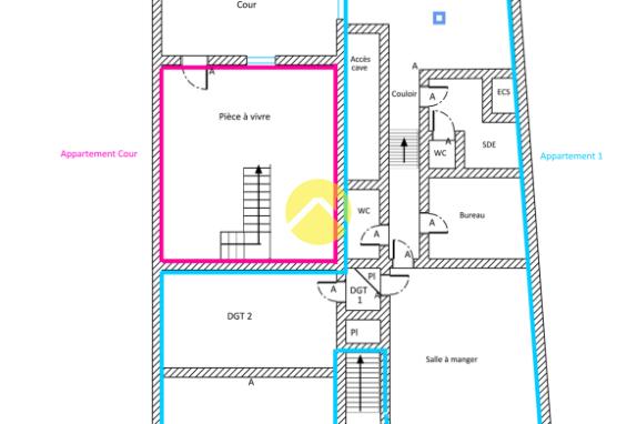 Immeuble avec 7 appartements