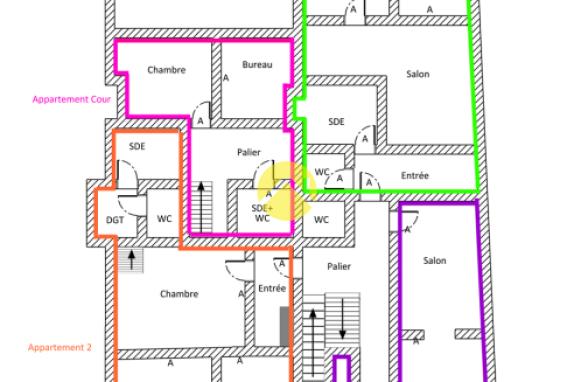 Immeuble avec 7 appartements
