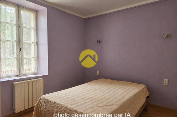 En campagne avec jardin