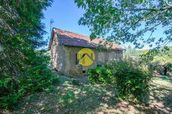 Maison en pierre au bord de Forêt