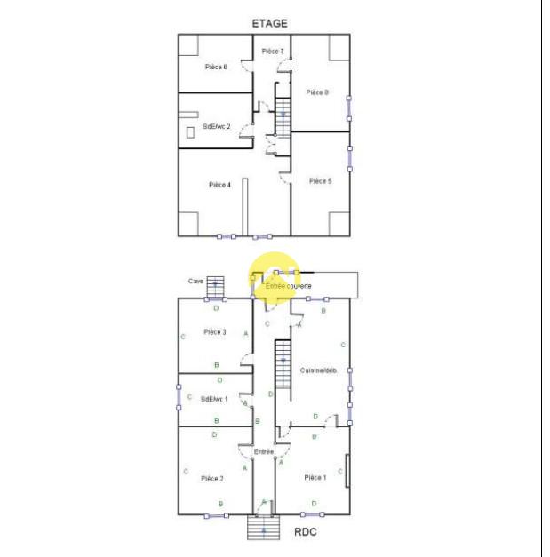 Maison 190 m² sur 2 niveaux