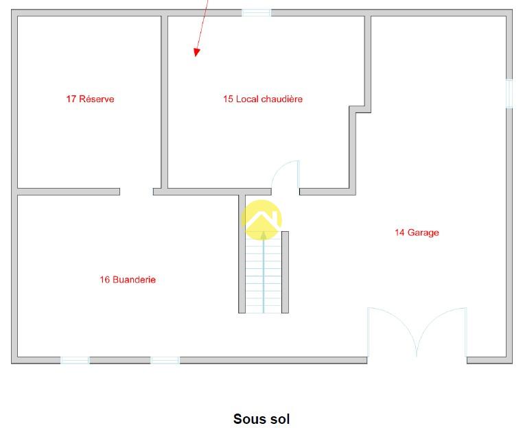 Maison sur sous sol