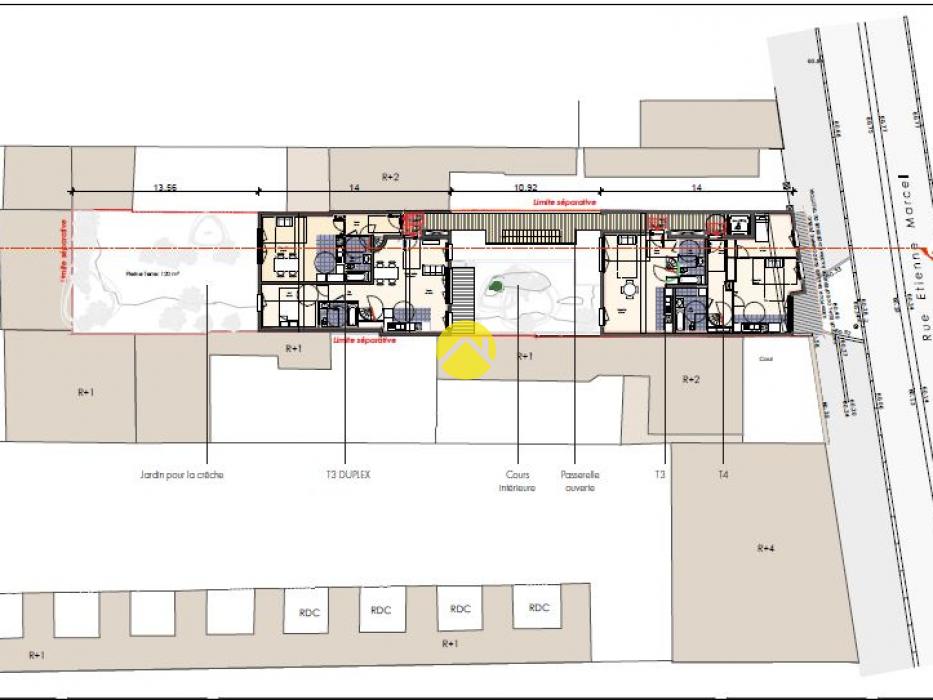 INVESTISSEMENT NEUF T4 75m²