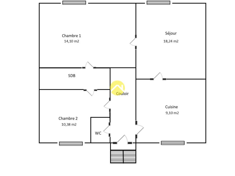 Immeuble 3 appartements
