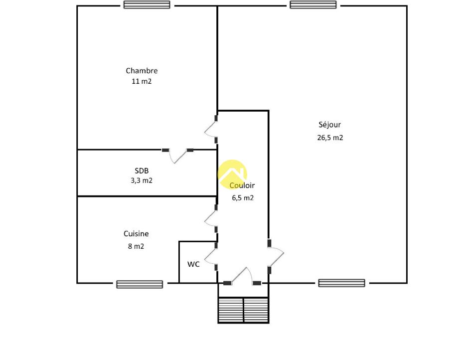 Immeuble 3 appartements