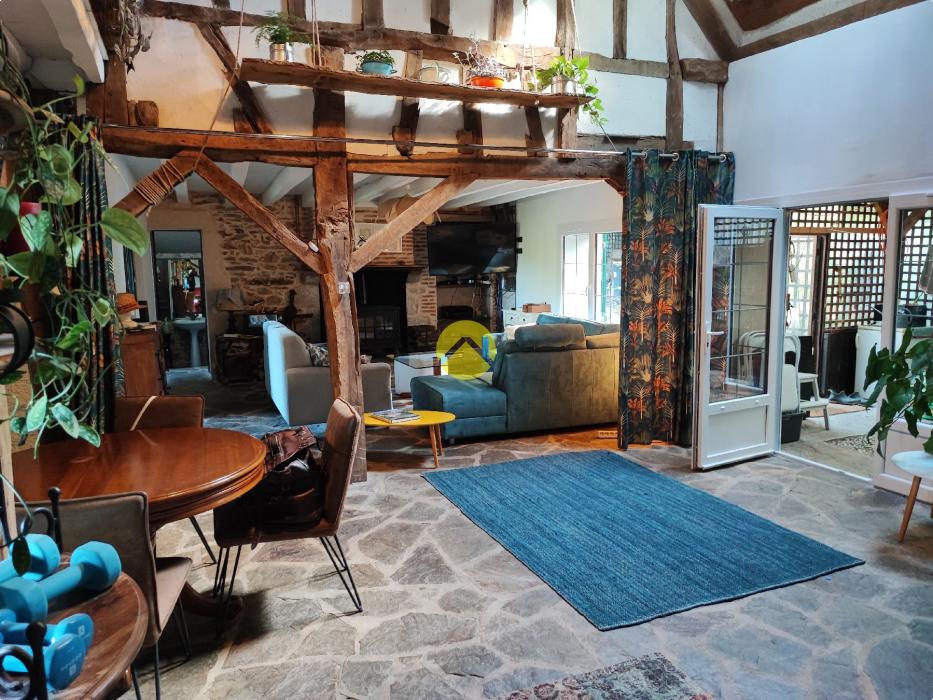 Dans un hameau, 128m² habitable...