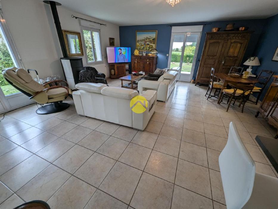 Plain-pied 4 ch. Terrain1500m²
