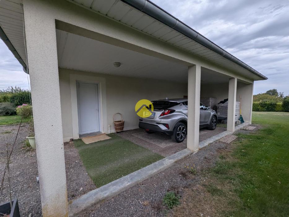 Plain-pied 4 ch. Terrain1500m²