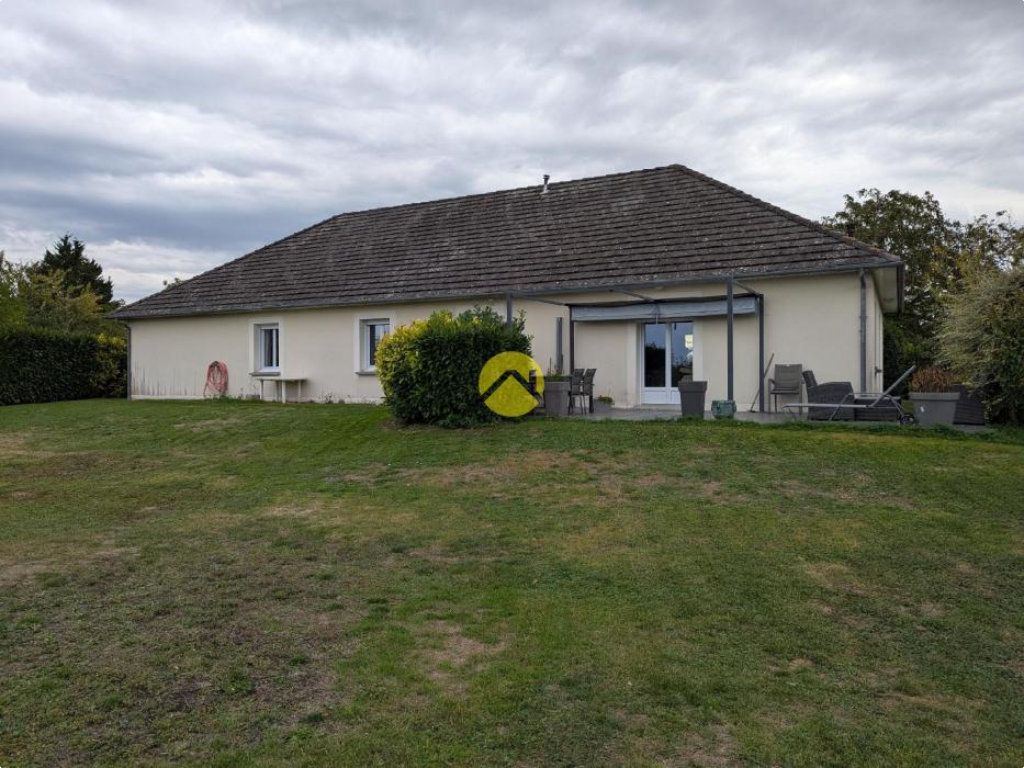 Plain-pied 4 ch. Terrain1500m²