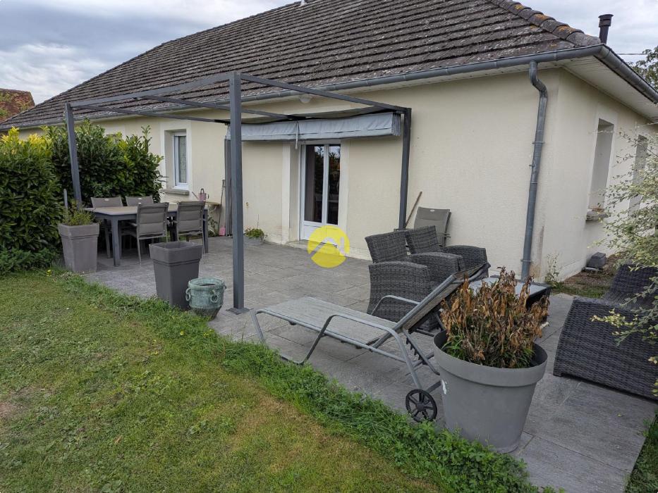 Plain-pied 4 ch. Terrain1500m²