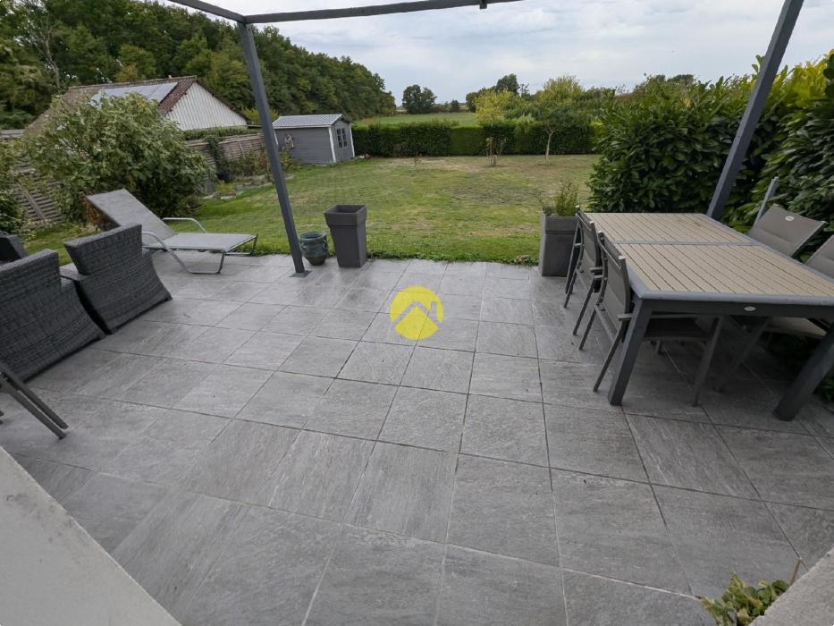 Plain-pied 4 ch. Terrain1500m²