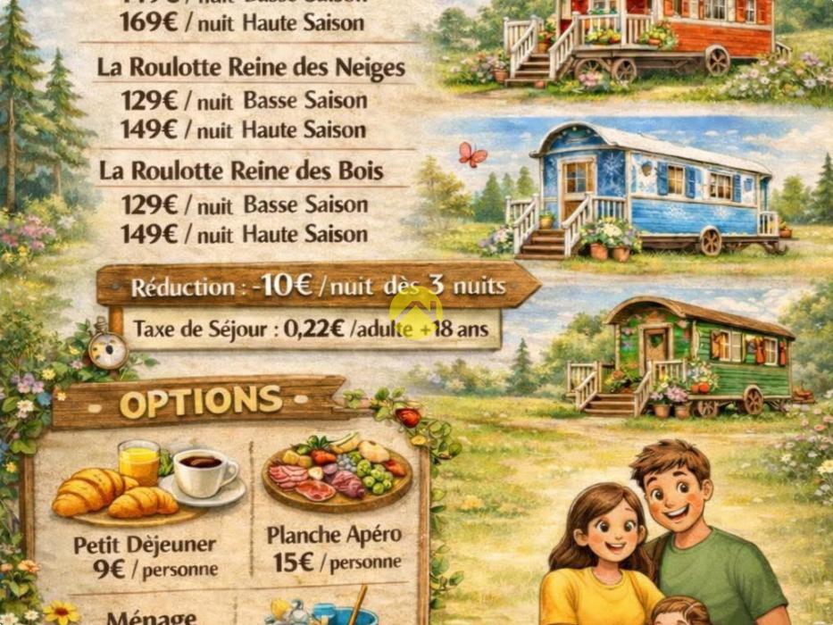 MAISON + ROULOTTES (activités)