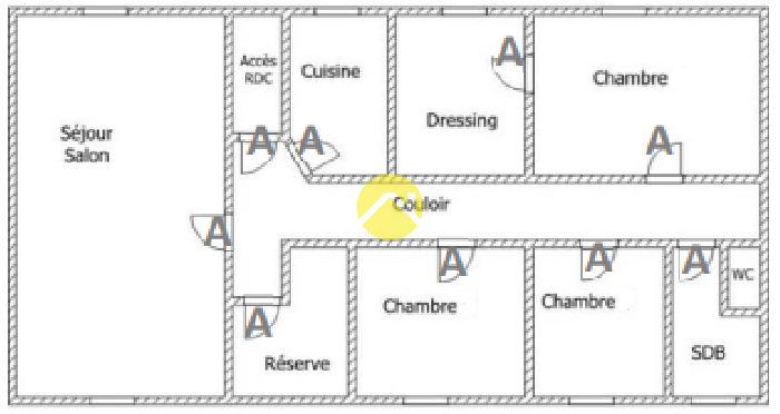 LOCATION T6 150m² 4 CH