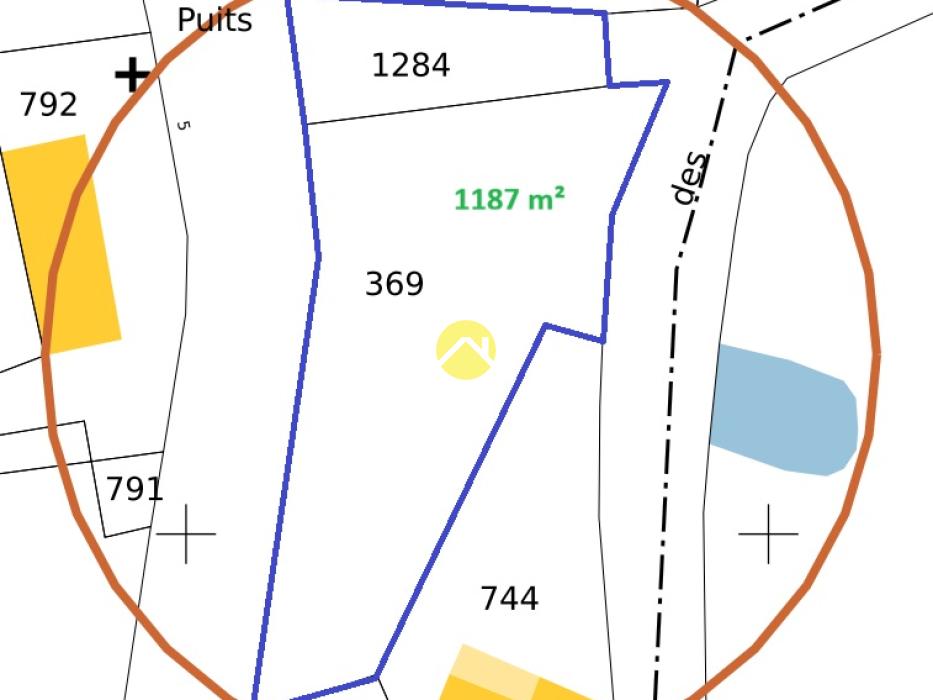TERRAIN A BATIR PETIT PRIX AVEC VUE