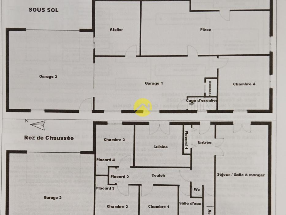 Plain-pied sur sous-sol 