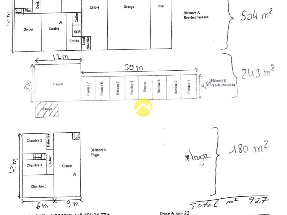 Corps de ferme à restaurer 