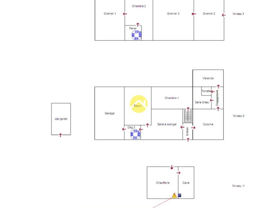 Maison avec pré-mare non attenant