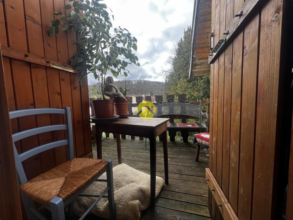 Maison de ville terrain balcon