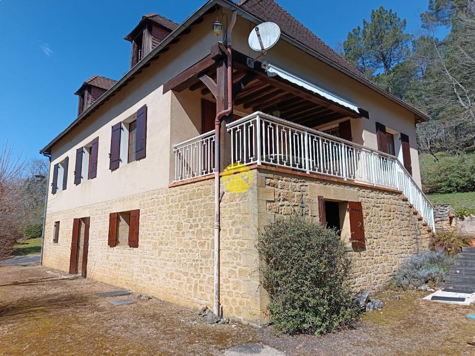 Belle maison vue dominante