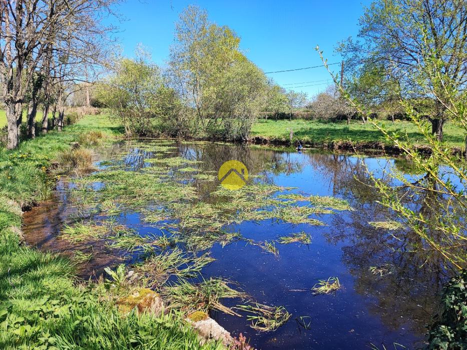 Maison de 55mm² avec un plan d'eau.