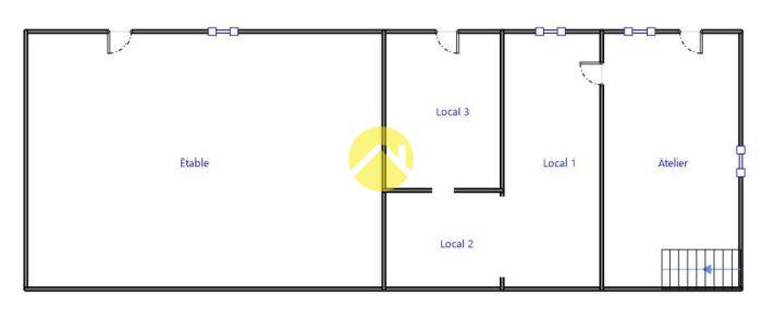 Maison à rénover fort potentiel 