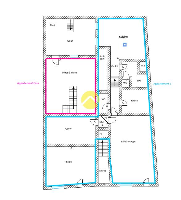 Immeuble avec 7 appartements