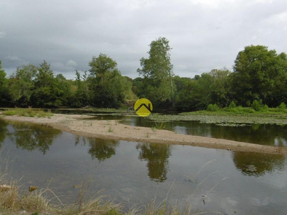 Vue sur la rivière.