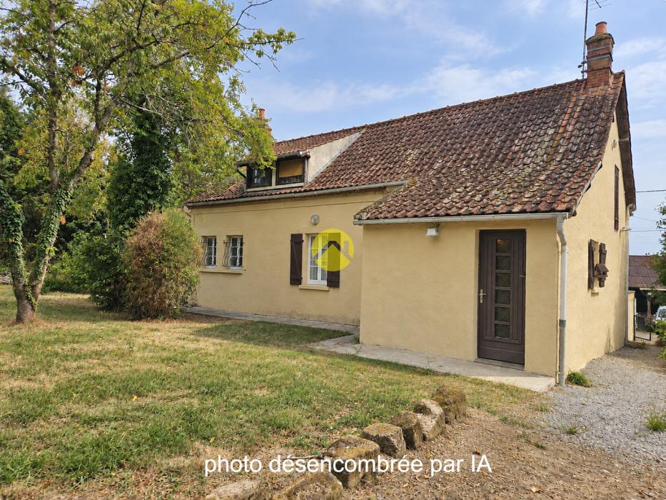 En campagne avec jardin